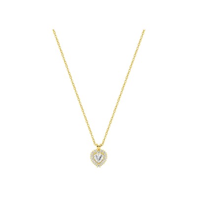 Collier en or jaune et diamant 0.29ct