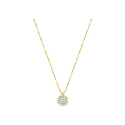 Collier en or jaune et diamant 0.30ct