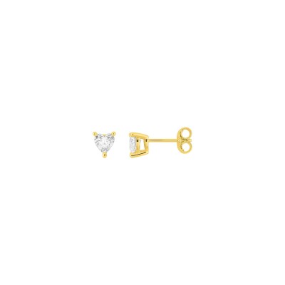 Clous d'oreilles en or jaune