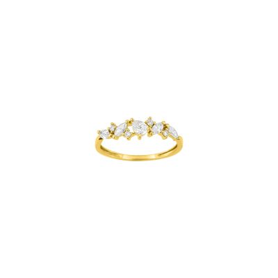 Bague en or jaune et diamant 0.46ct