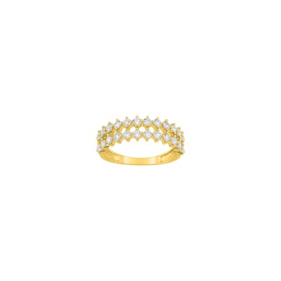 Bague en or jaune et diamant 0.80ct