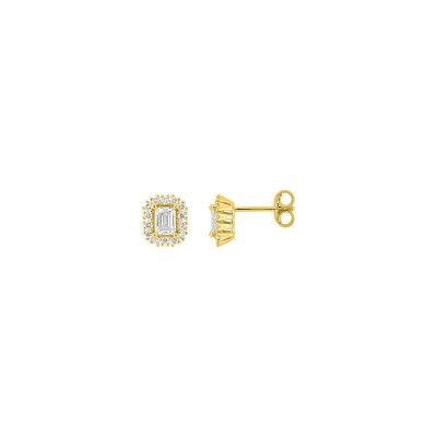 Clous d'oreilles en or jaune