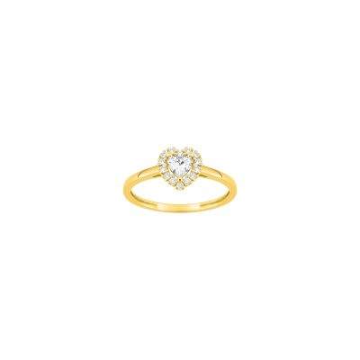 Bague en or jaune et diamant 0.29ct