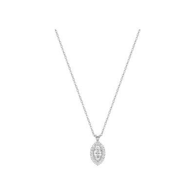 Collier en or blanc et diamant 0.33ct