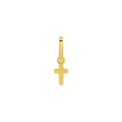 Pendentif breloque croix en or jaune