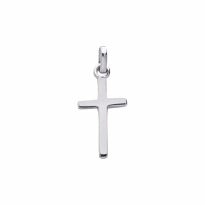 Pendentif Croix en or blanc