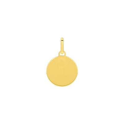 Pendentif jeton en or jaune