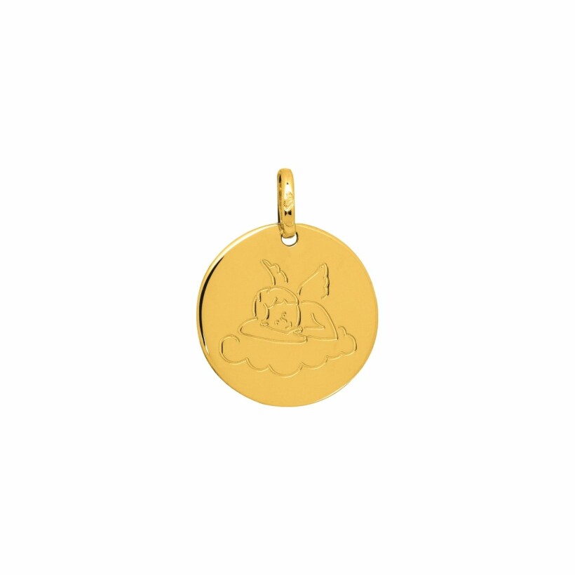 Médaille ange en or jaune