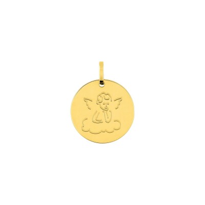 Médaille Ange en or jaune