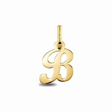 Pendentif initiale B en or jaune