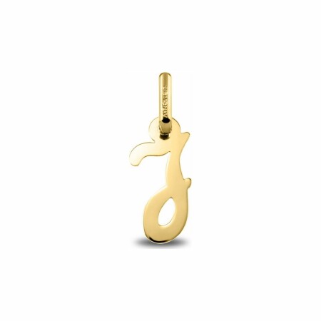 Pendentif initiale J en or jaune