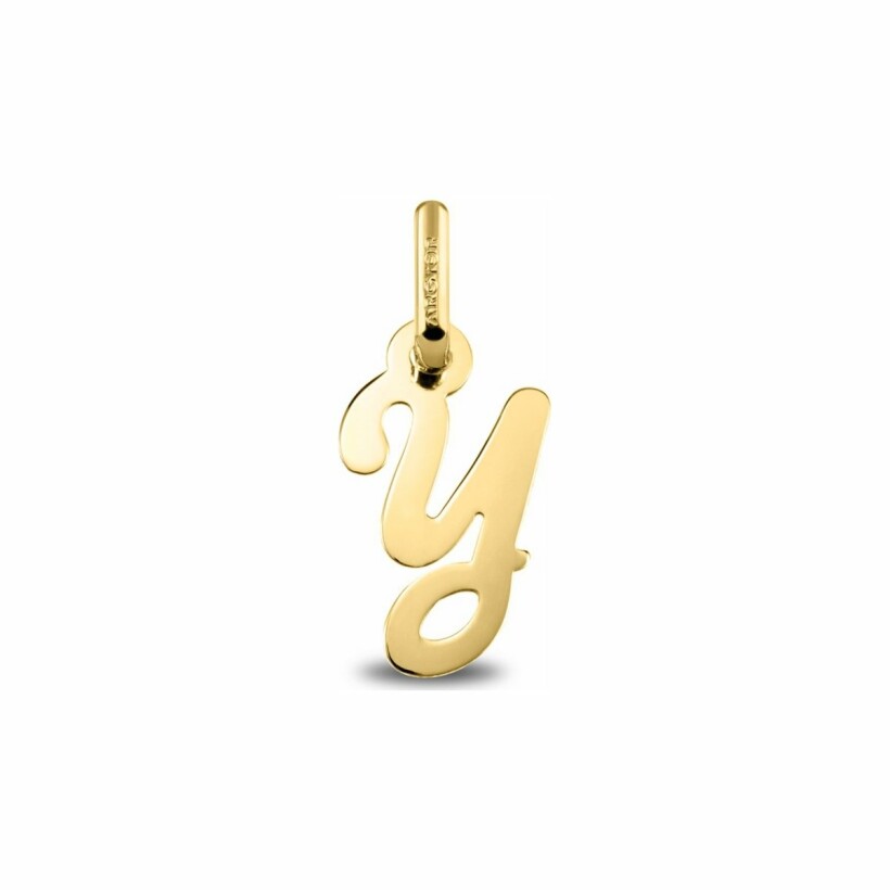 Pendentif initiale Y en or jaune