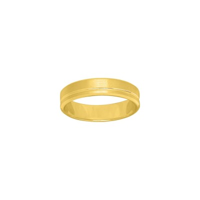 Alliance contemporaine en or jaune