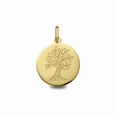 Médaille arbre de vie en or jaune