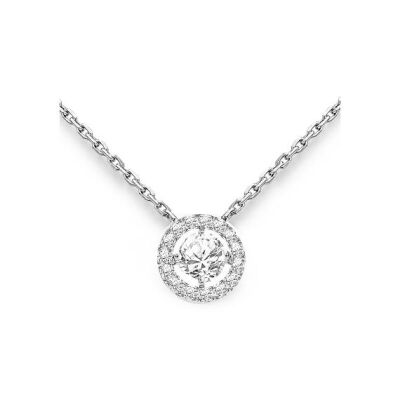Collier en or blanc et diamants de 0.23ct