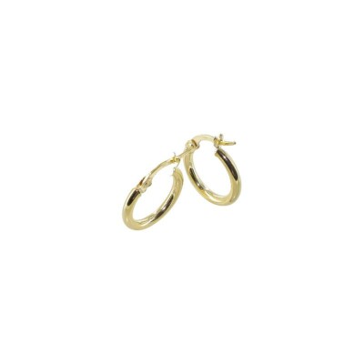 Boucles d'oreilles créoles Art de la créole en or jaune