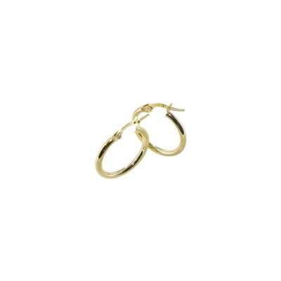Boucles d'oreilles créoles Art de la créole en or jaune