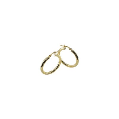 Boucles d'oreilles créoles Art de la créole en or jaune