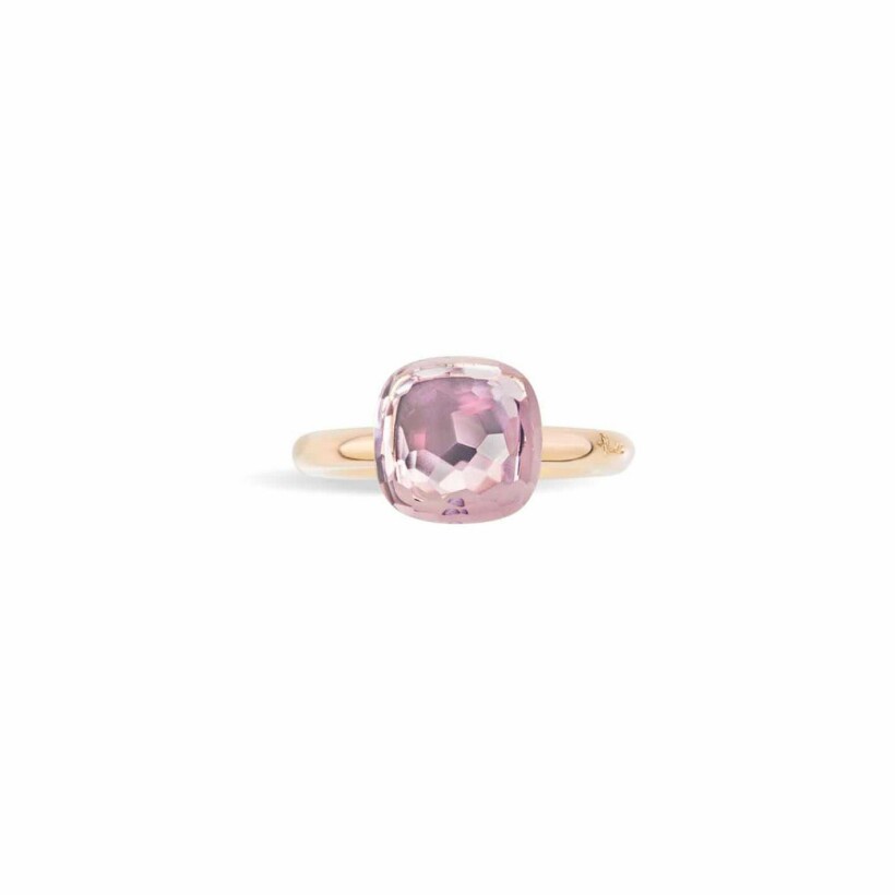 Pomellato Nudo ring in pink gold, white and pink gold from France