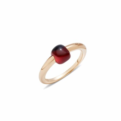 Bague Pomellato M'ama non m'ama en or rose et grenat