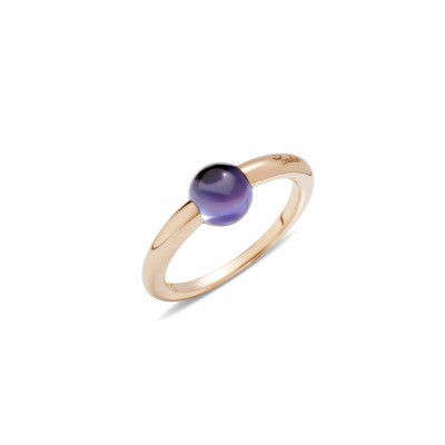 Bague Pomellato M'ama Non M'ama en or rose et iolite