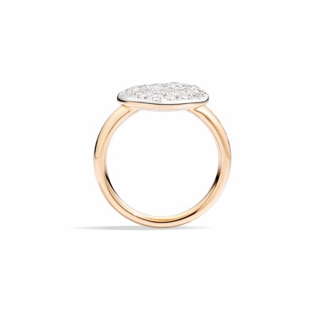 Bague Pomellato Sabbia en or rose et diamants