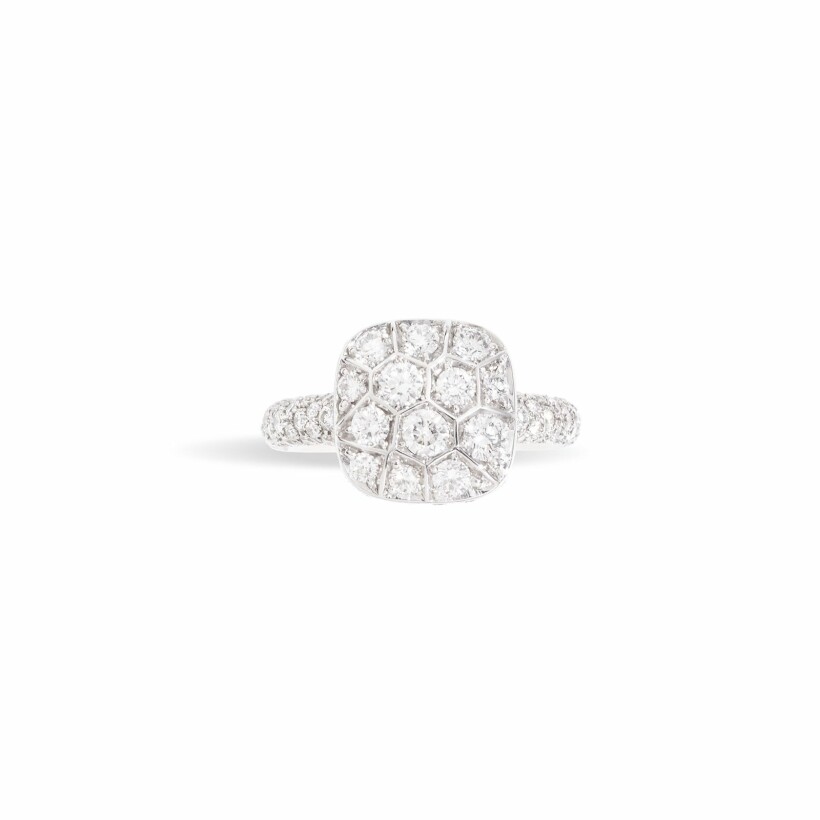 Bague Pomellato Nudo en or blanc, or rose et diamants