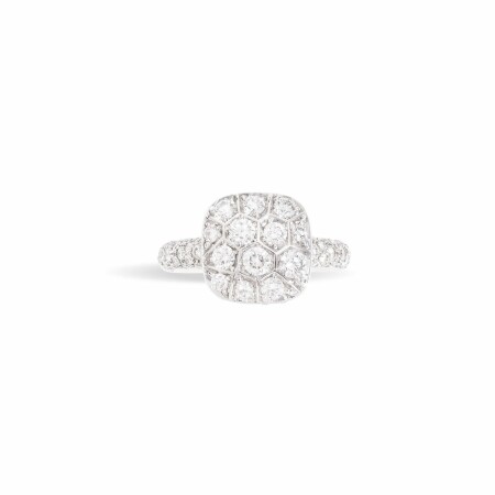 Pomellato Nudo Maxi ring, white gold, pink gold, diamonds