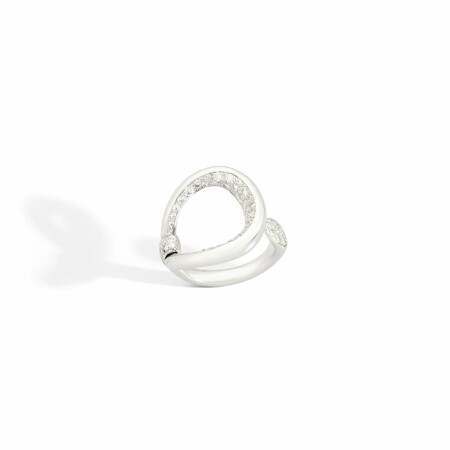 Bague Pomellato Fantina en or blanc et diamants