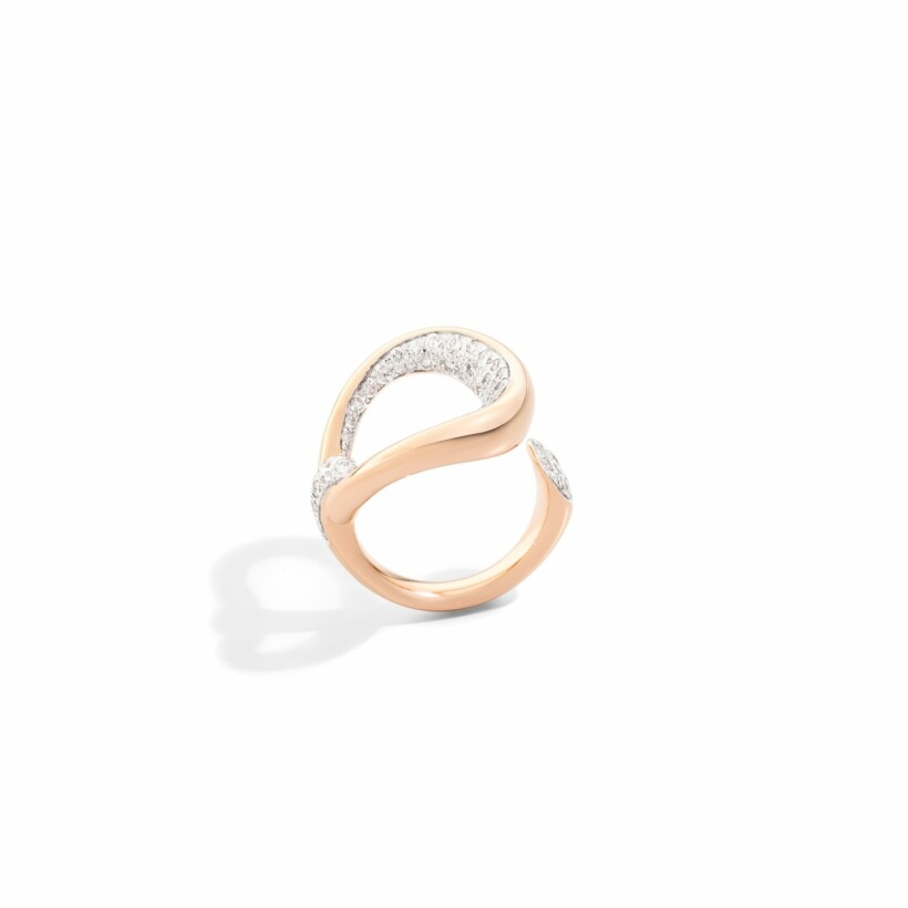 Pomellato Fantina ring, rose gold, diamonds