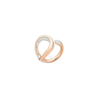 Bague Pomellato Fantina en or rose et diamants