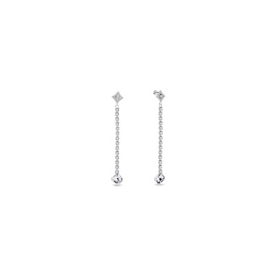 Boucles d’oreilles Spark Regio en argent et cristaux