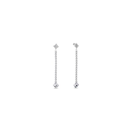 Boucles d’oreilles Spark Regio en argent et cristaux