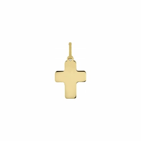 Pendentif croix en or jaune