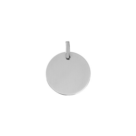 Pendentif en or blanc