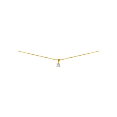 Collier en or jaune et diamant