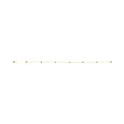 Bracelet junior en or jaune et laque, 16cm