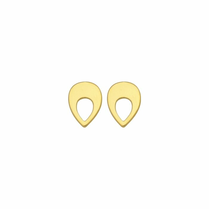 Boucles d'oreilles goutte en or jaune