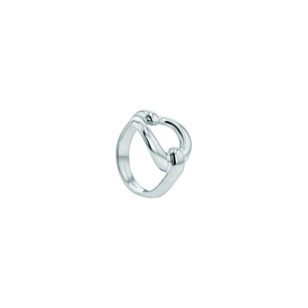 Bague Arthus Bertrand Attache argent rhodié T 56