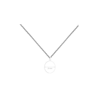 Chaine Forçat Rectangle Arthus Bertrand en argent