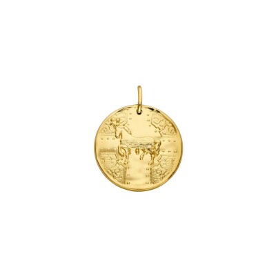 Médaille Arthus Bertrand Versailles Cheval en vermeil satiné, 25 mm