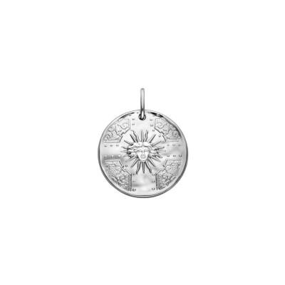 Médaille Arthus Bertrand Versailles Roi Soleil en argent satiné, 25 mm