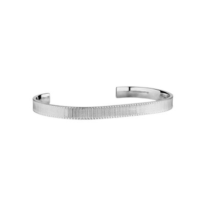 Bracelet jonc Arthus Bertrand Ruban en argent rhodié