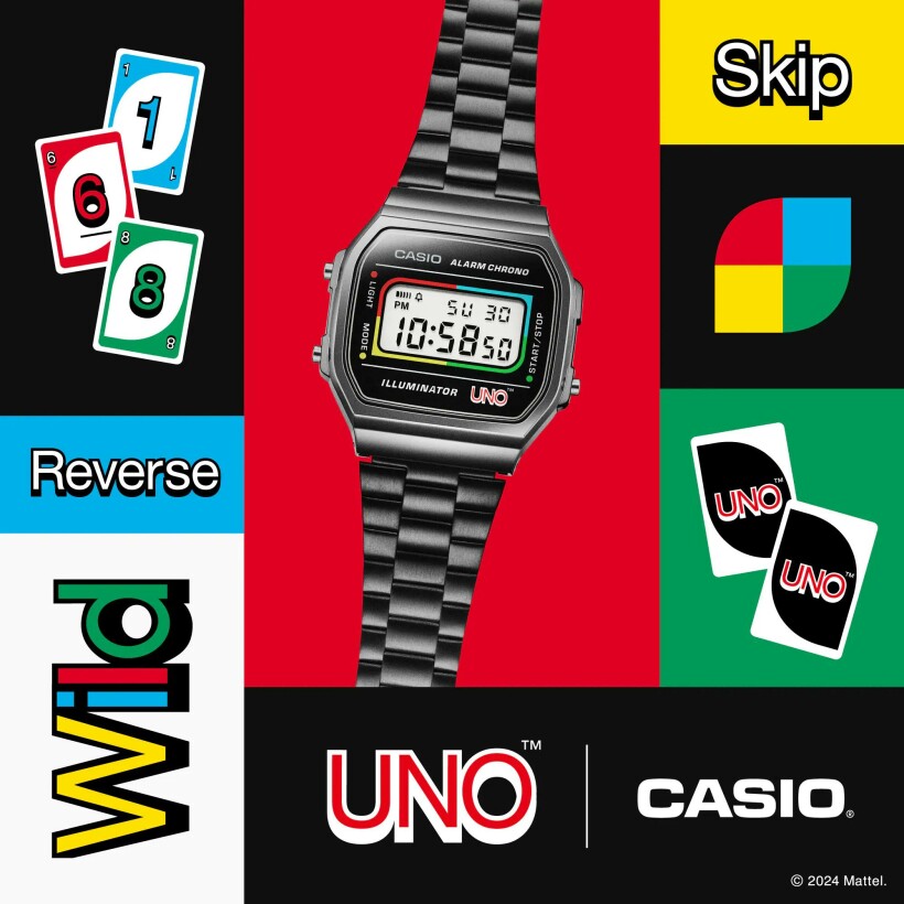 Montre Casio Iconic Uno X Casio A168WEUC-1AER