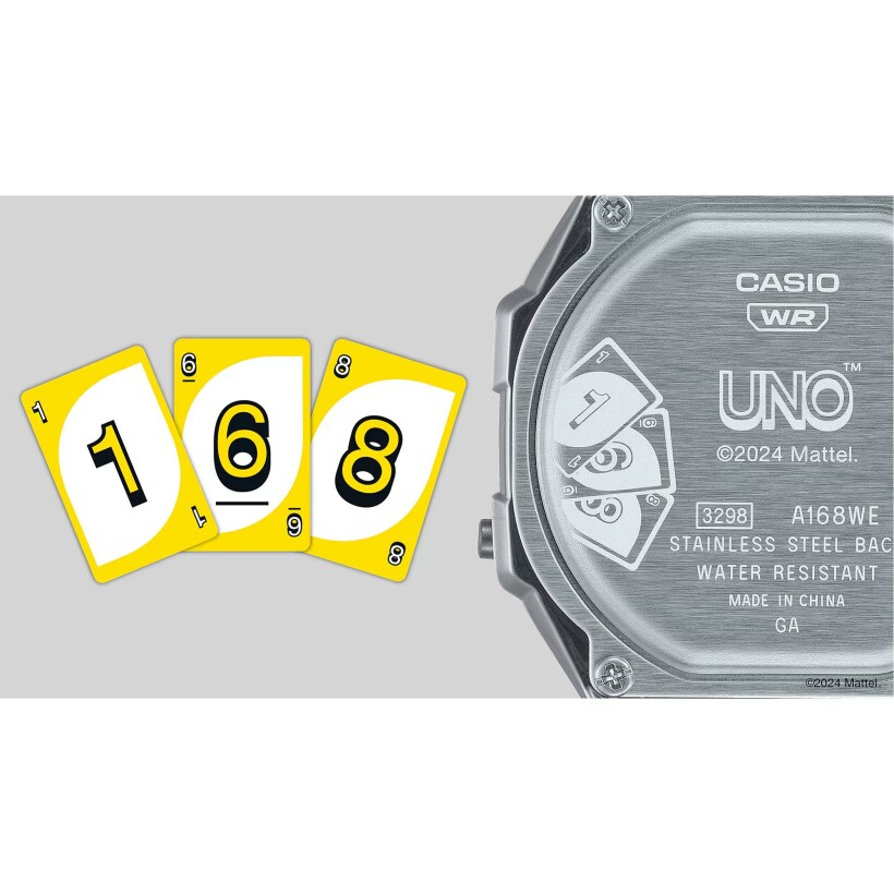 Montre Casio Iconic Uno X Casio A168WEUC-1AER