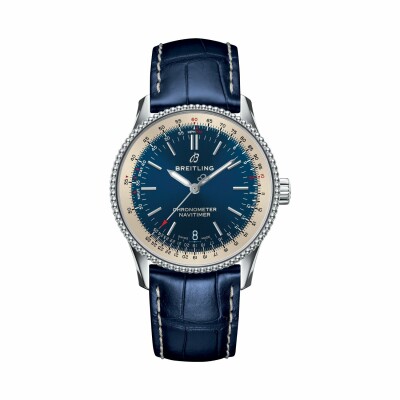 Montre Breitling Navitimer 1 Automatic 38 Acier - Bleu