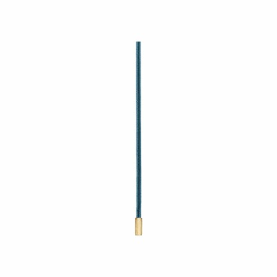 Collier Ole Lynggaard Design Double lien en soie embouts or 18 carats, couleur bleue