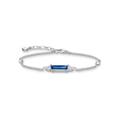 Bracelet Thomas Sabo en argent, oxydes de zirconium et pierre de couleurs