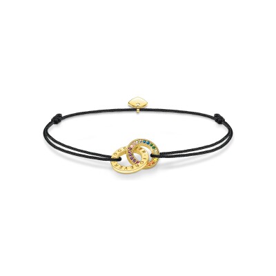 Bracelet Thomas Sabo Glam & Soul en argent plaqué or jaune, corindon, spinelle et oxydes de zirconium