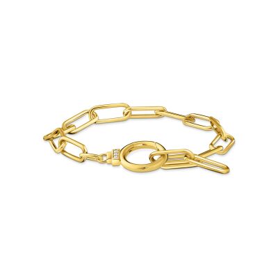 Bracelet Thomas Sabo Glam & Soul en argent plaqué or jaune et oxydes de zirconium
